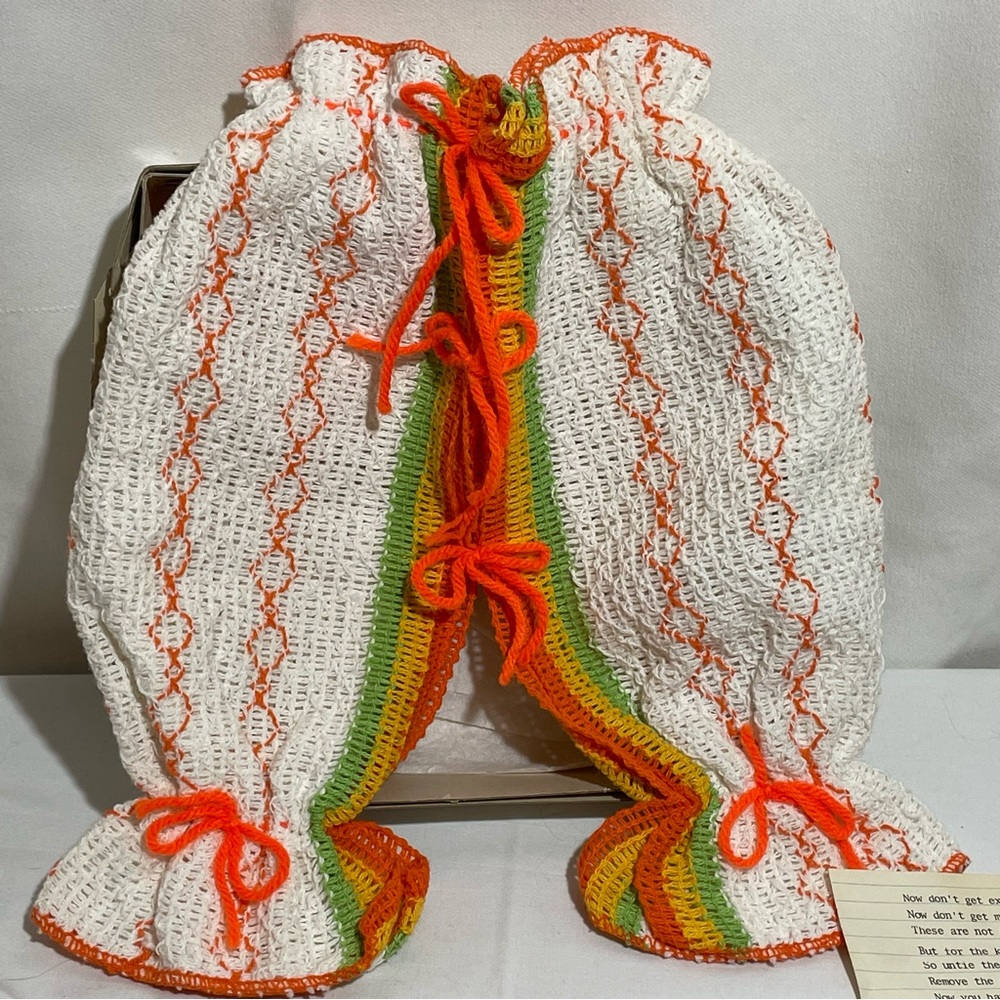 Unique Funny Gift Vintage Kitchen Dishcloths Grandma Humor Bloomers Crafting gag